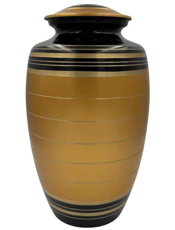 Urne en aluminium et laiton 106