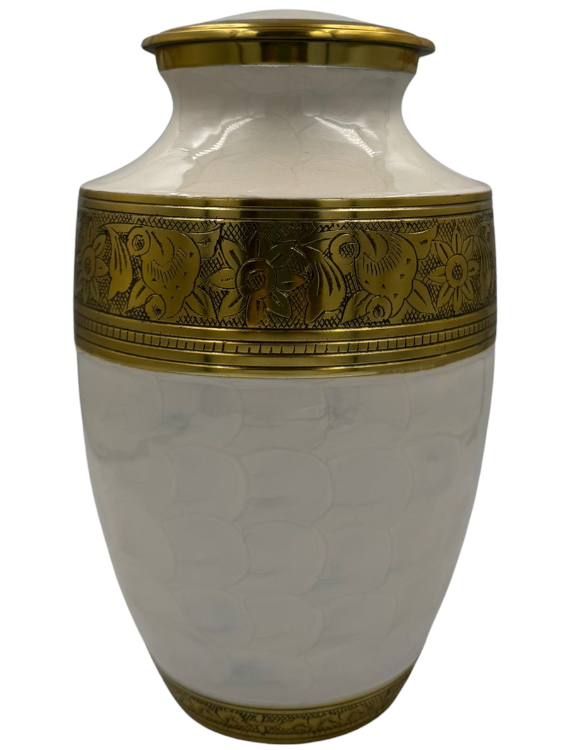 Urne en aluminium et laiton 117