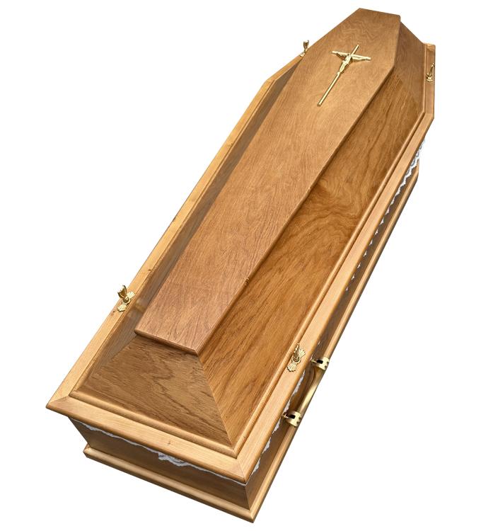 Veneered coffin 3