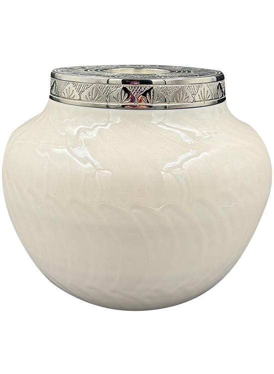 Urne en aluminium et laiton 20