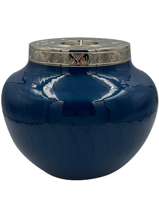 Urne en aluminium et laiton 22