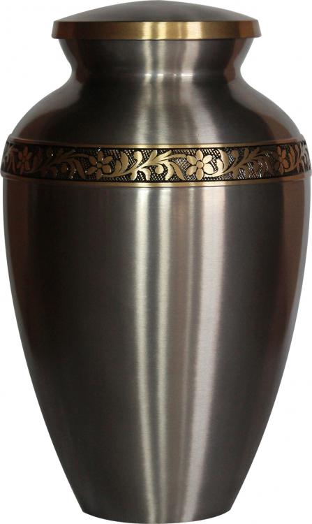 Urne en aluminium et laiton 51