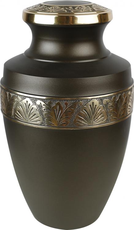 Urne en aluminium et laiton 63