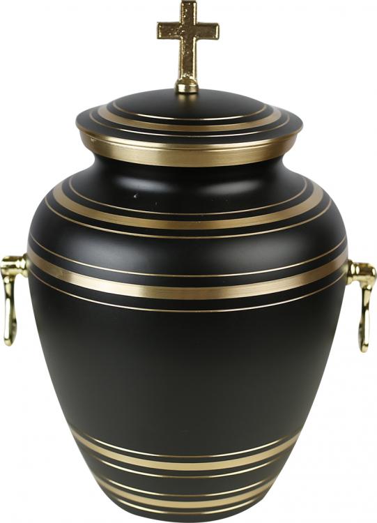 Urne en aluminium et laiton 72