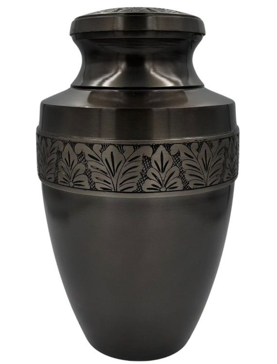 Urne en aluminium et laiton 112