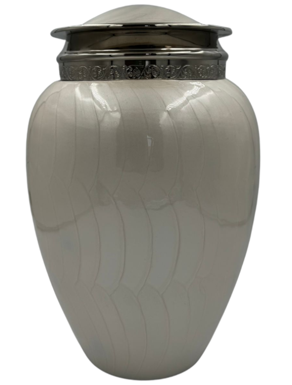 Urne en aluminium et laiton 142