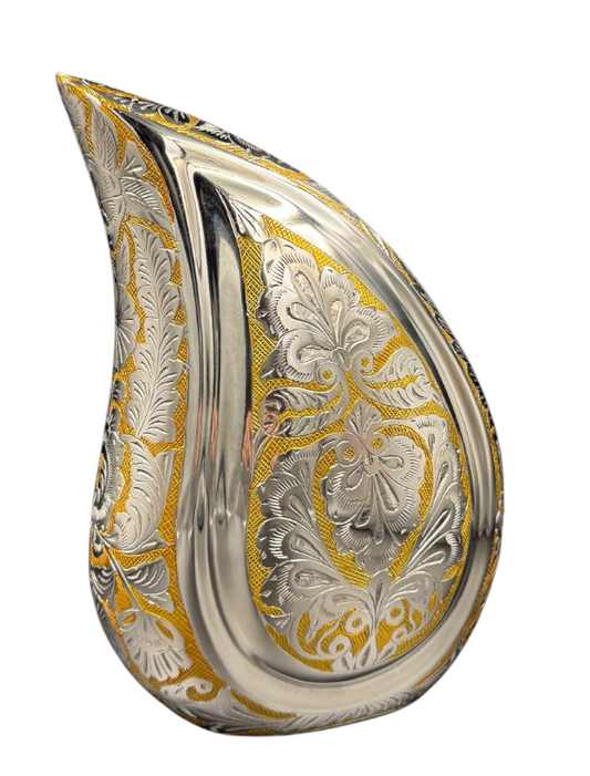 Aluminium-brass urn 73