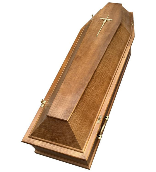 Veneered coffin 4