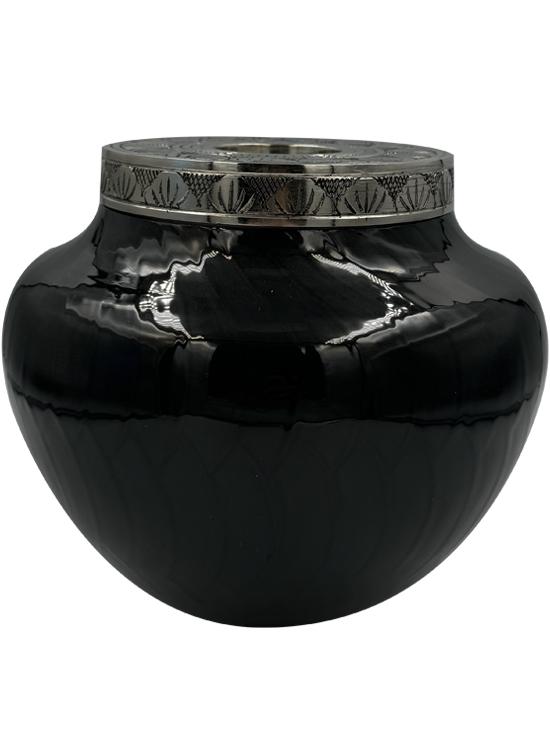 Urne en aluminium et laiton 23