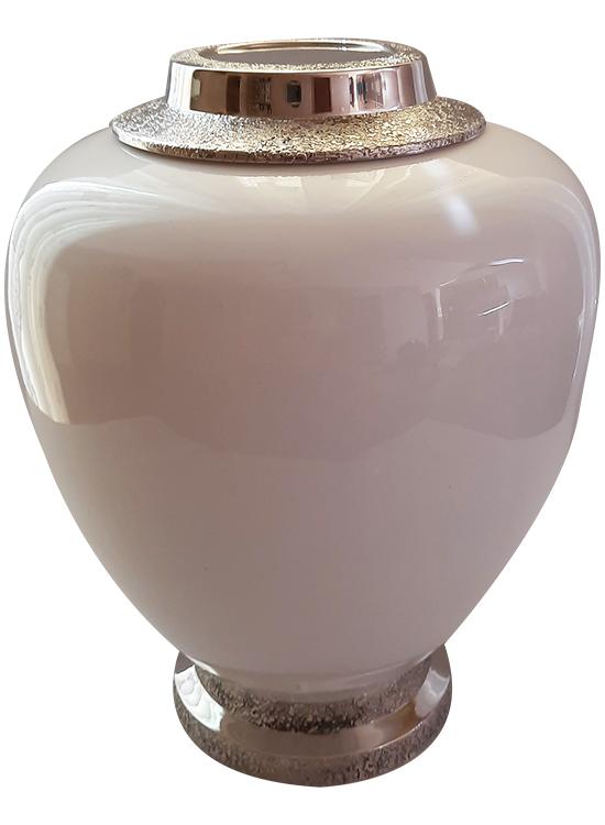 Urne en aluminium et laiton 24