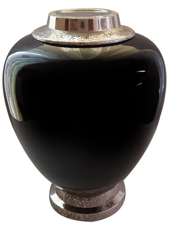 Urne en aluminium et laiton 32