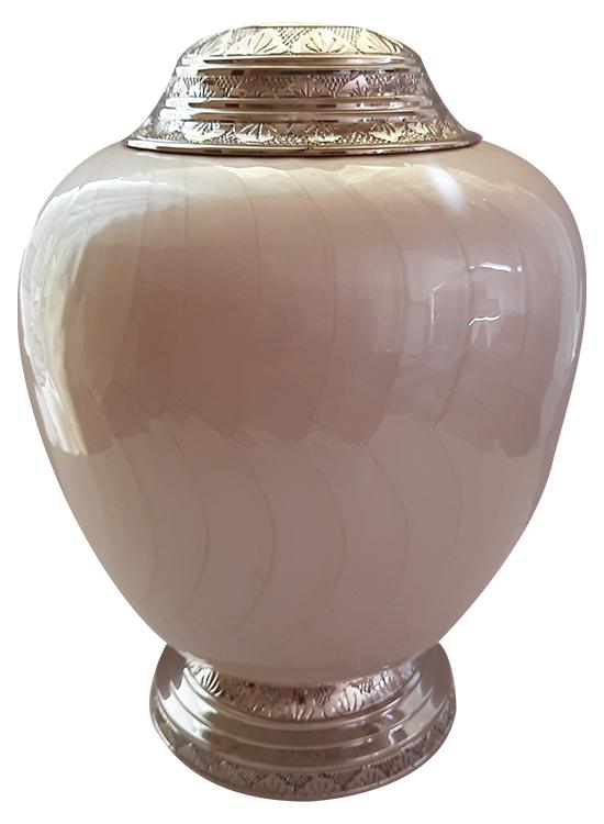 Urne en aluminium et laiton 35